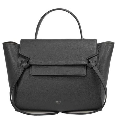 celine cel-hbag-blt-blk-gld-m medium belt bag